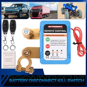 OEMASSIVE Car Remote Battery Disconnect Switch 12V 240A Battery Kill Switch for Auto RV ATV