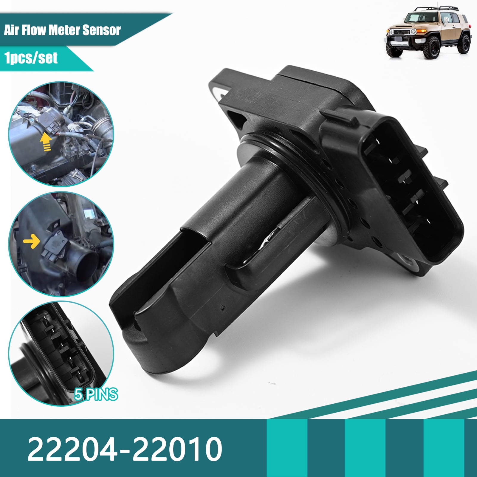 22204-22010 1pcs OEMASSIVE Mass Air Flow Sensor Meter MAF