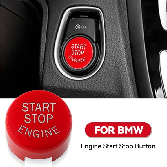 OEMASSIVE Red Start Stop Engine Push Button Cover Trim For BMW F20 F23 F30 F32 F10 F12 F48