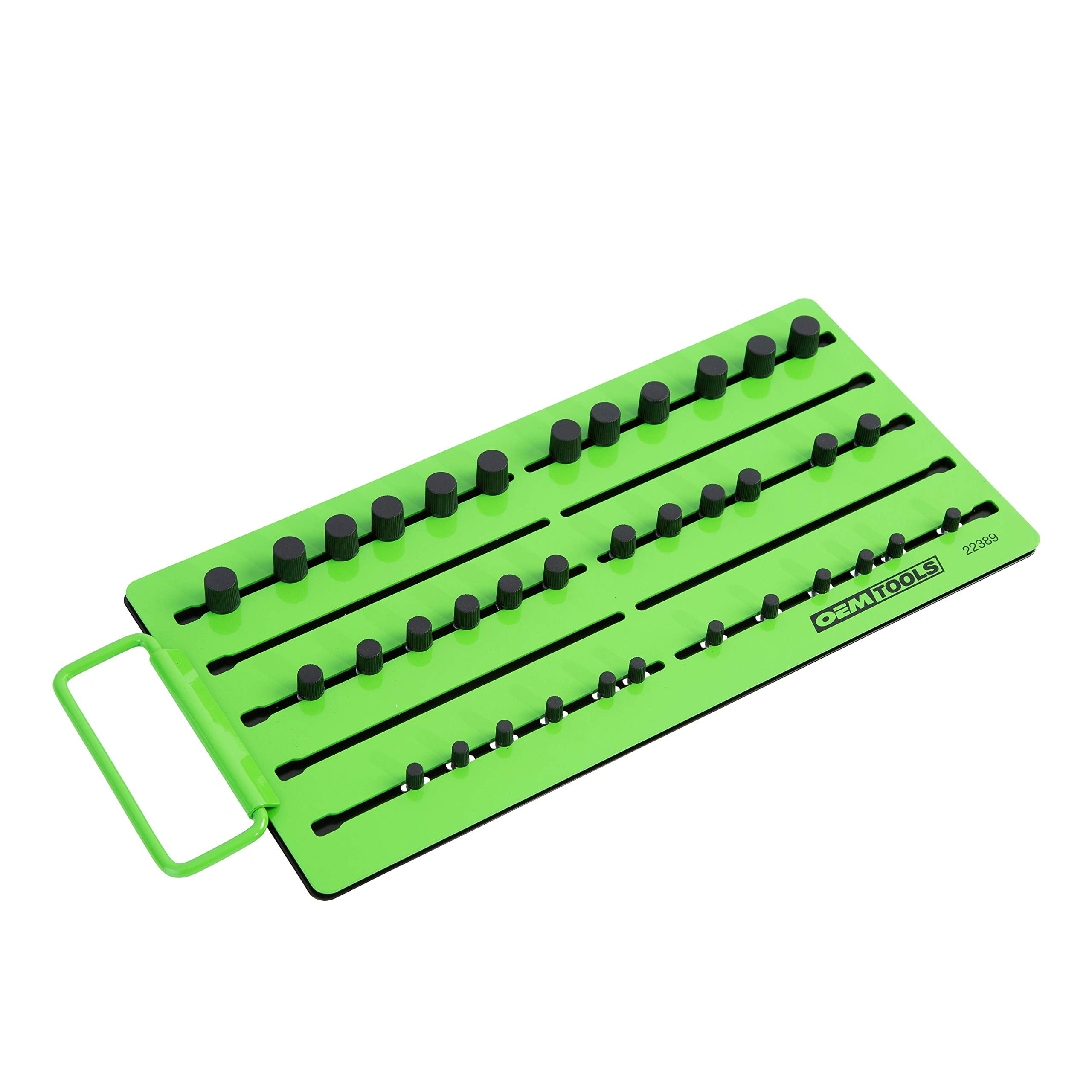 OEMTOOLS 22389 Pro Magnetic Socket Tray, Customizable Ratchet Organizer ...