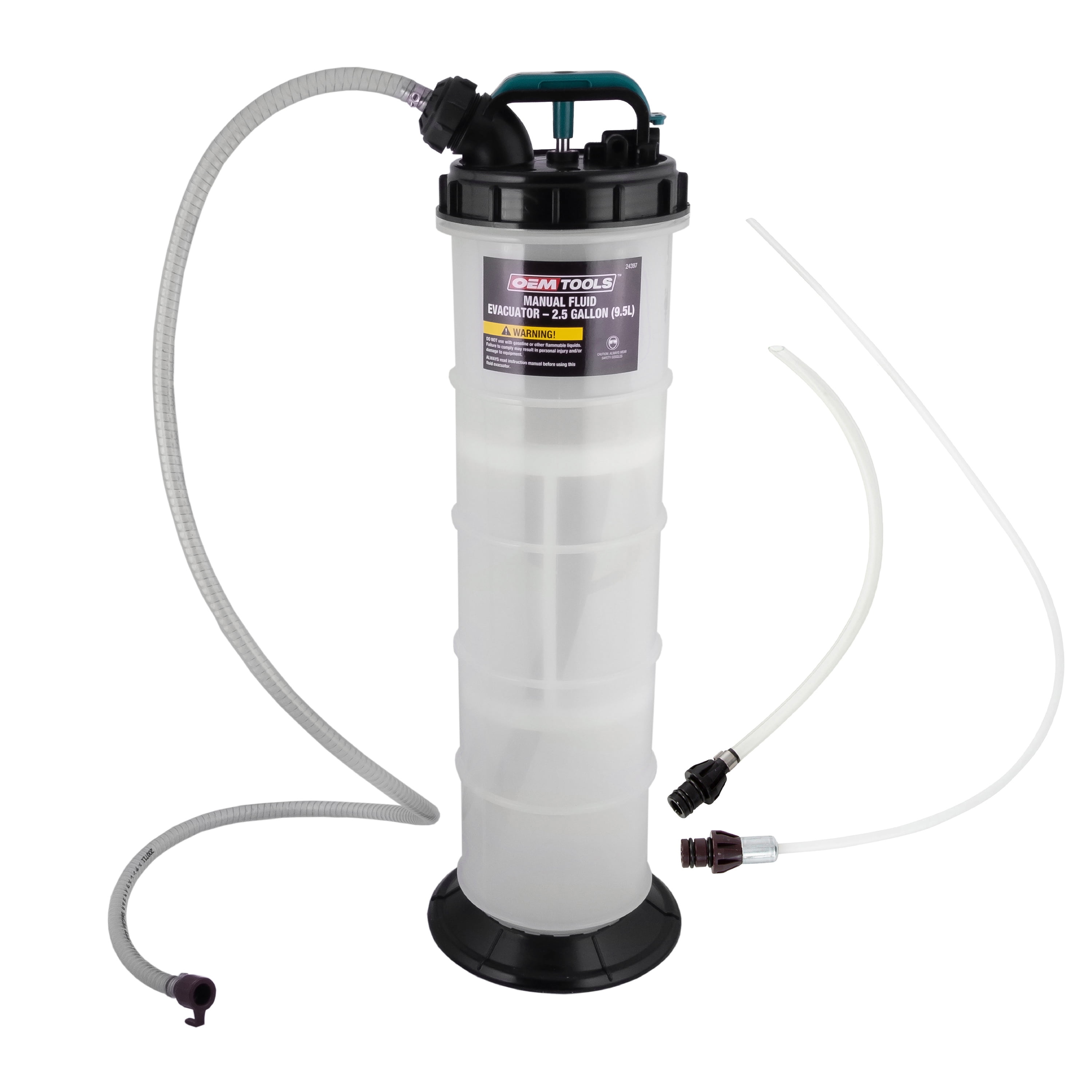 AA037 Vacuum Oil Extractor Pump, 7.5 liter Manual Fluid Extractor Pump