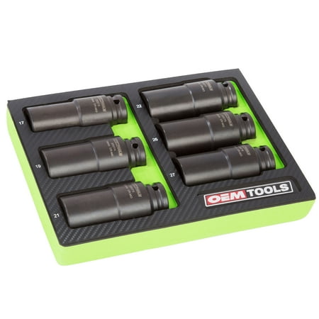 OEMTOOLS 6 Piece Crank Bolt Socket Set