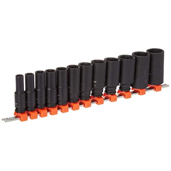 OEMTools 12 Piece 3/8 Inch Deep Impact Socket Set - SAE