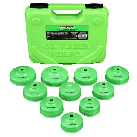 OEMTOOLS 87151 3/8" 10 Piece Metric Cap Wrench Set