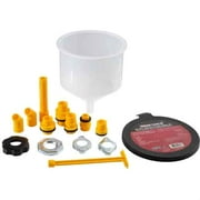 OEMTOOLS No-Spill Coolant Funnel Kit, Near Universal Fitment, 15 Piece Fluid and Oil Funnel Set, Radiator Flush Kit, Model 87009, Standard vehicle type, plastic material