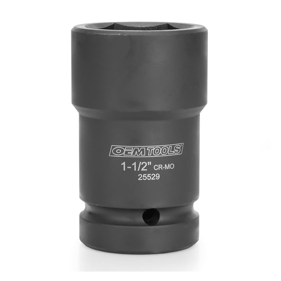 OEMTOOLS Budd Style Wheel Socket 1-1/2 Inch Socket Size, 1 Inch Drive Size