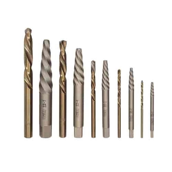 OEMTools 10 Piece Spiral Extractor and Drill Bit Combo Pack