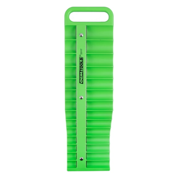 OEMTools Portable Magnetic Socket Organizer 3/8" Drive - Green