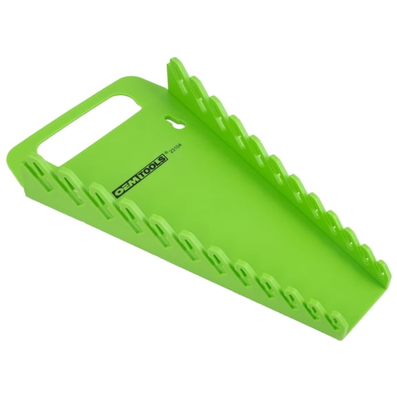 OEMTools Wrench Organizer with Handle, Green