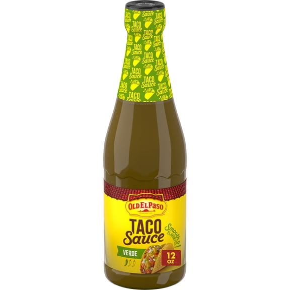 Old El Paso Verde Taco and Enchilada Sauce, Mild, Meal Prep, 12 oz