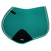 OEQ Jump Saddle Pad w/Cordura Girth Area Teal