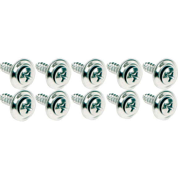 OER 10 Piece Kick Panel Screw Set For 1967-1969 Firebird and Camaro Models