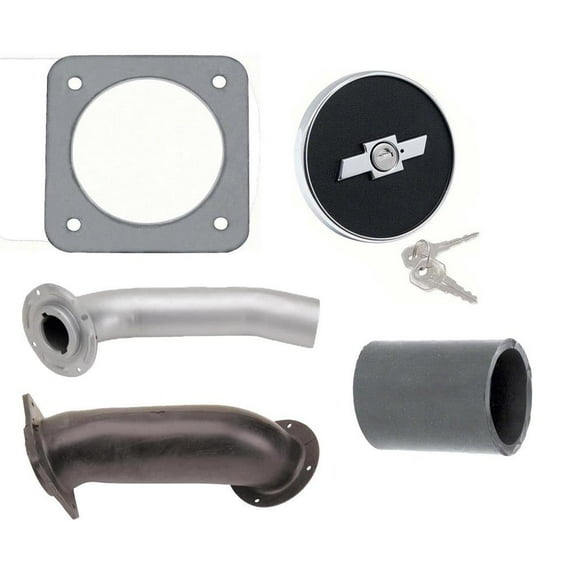 OER 1967-68 Camaro Fuel Tank Filler Neck Kit & Locking Cap