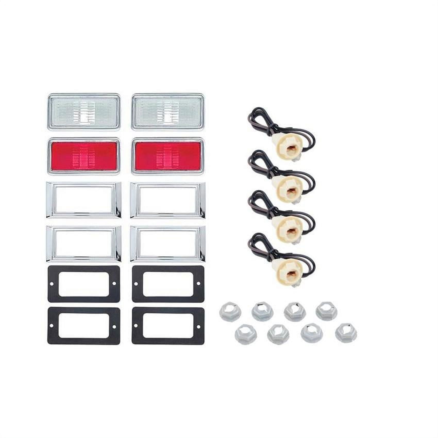 OER 1968 Nova,Camaro & Chevelle Side Marker Lamp, Nuts and Lights