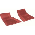 thumbnail image 1 of OER 2 Piece Red Front Bow Tie Floor Mat Set 1962-1978 Chevrolet Vehicles, 1 of 1