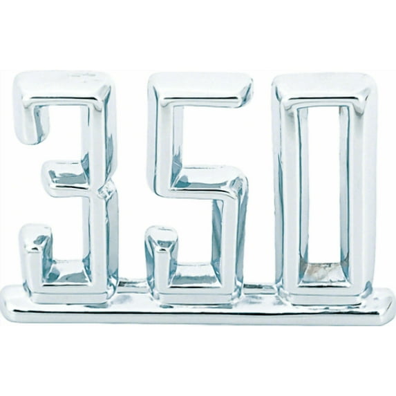 OER "350" Front Fender Emblem 1965-1967 Nova Camaro Corvette Impala Chevelle