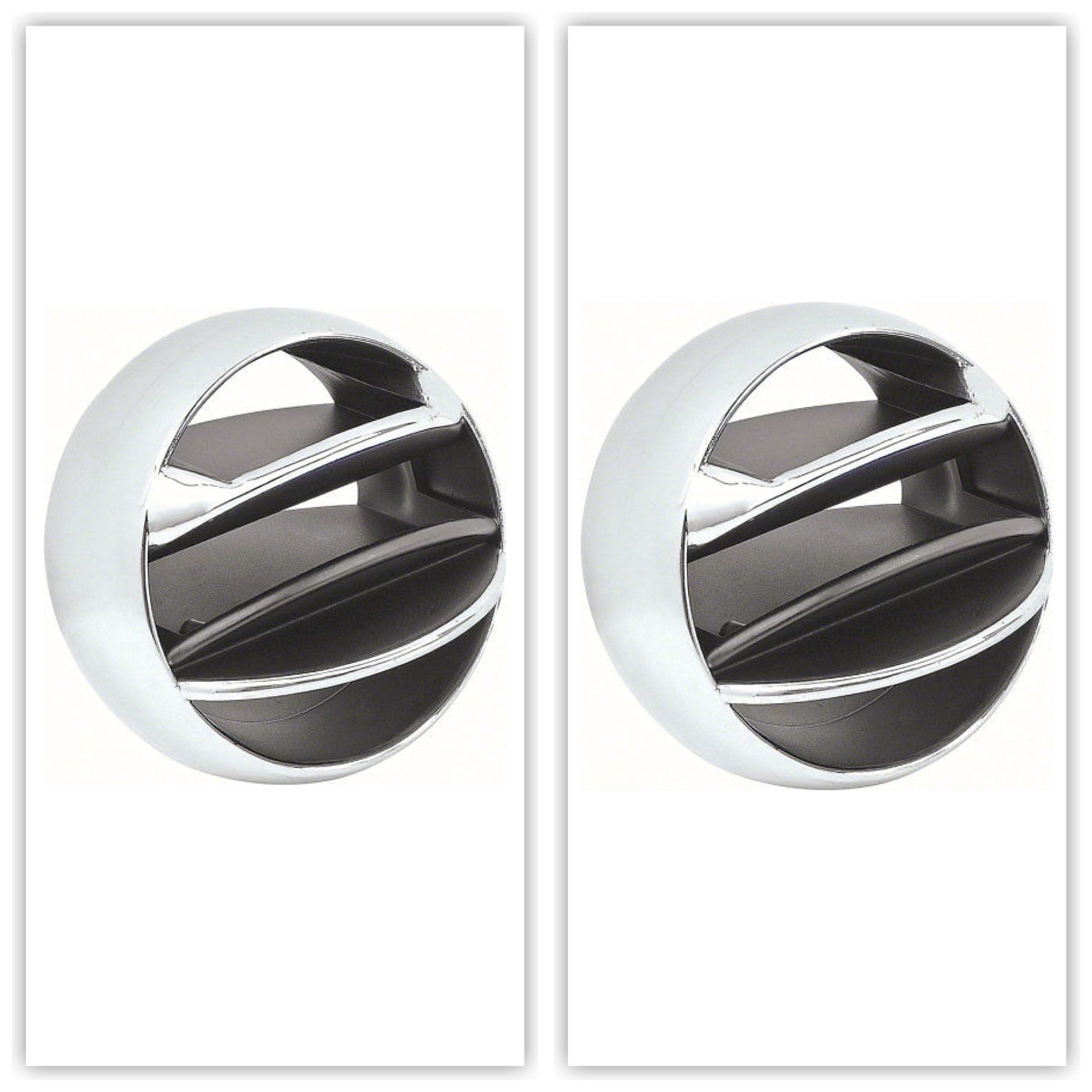 OER 3856472-2 1965-1977 GM Chrome Dash AC Vent Ball Firebird Camaro ...