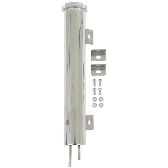 OER 60731 Universal 2"x15" Stainless Steel Radiator Overflow Tank Hotrod Custom