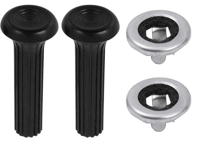 OER 7759026 - 1968-70 GM; Door Lock Knob and Ferrule Kit; Plastic Knobs ...