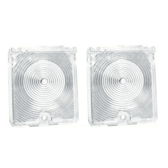 OER Back-Up Lamp Light Lens Set With GM Markings 1966-1967 Chevrolet II Nova