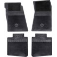 thumbnail image 2 of OER Black Rubber Front Floor Mat With Large Hump For 1973-1988 Chevy & GMC Trucks – Made In USA 2 of 4