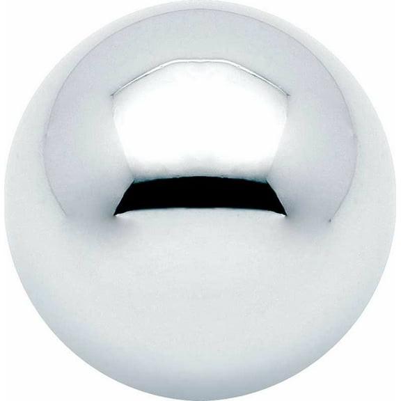 OER Chrome Shift Knob Ball Hurst 1-3/4 Diameter 3/8 Thread Buick Chevy Pontiac