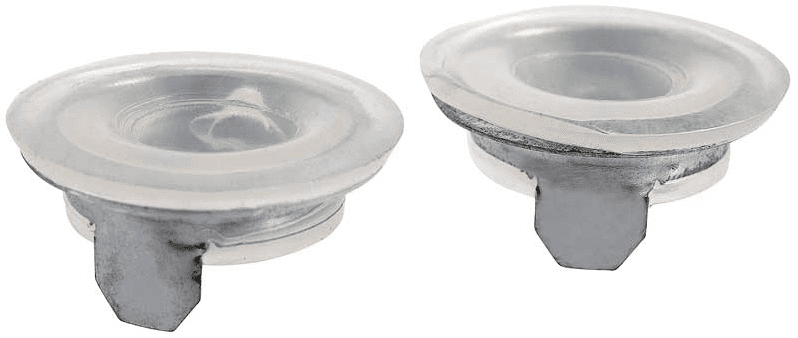 OER Clear Door Lock Knob Ferrule Set For 1965-1967 Impala Bonneville ...
