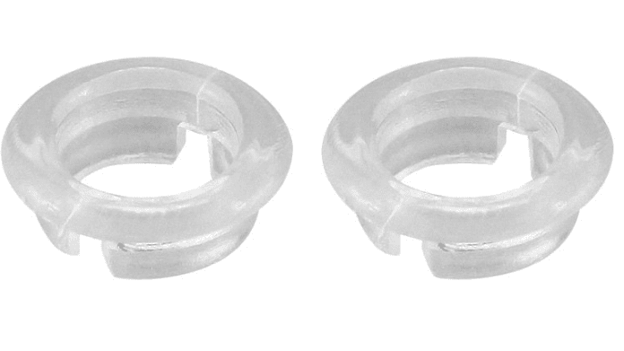 OER Clear Door Lock Knob Ferrule Set For 1967 Camaro and Firebird ...
