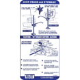 thumbnail image 1 of OER Convertible Jacking Instruction Decal 1967 Pontiac Firebird Convertibles, 1 of 1