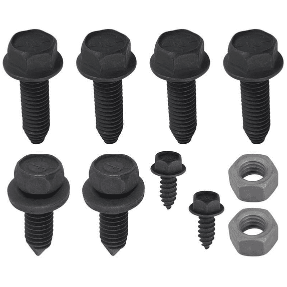 OER Front Bumper Bracket Hardware Set For 1970-1972 Chevy Camaro Models