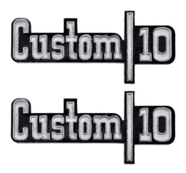 RC4WD TF2 Chevrolet K10 Scottsdale Molded Hard Body Metal Emblem Set RC4WD TF2 Chevrolet K10 Scottsdale Molded Hard Body Metal Emblem Set