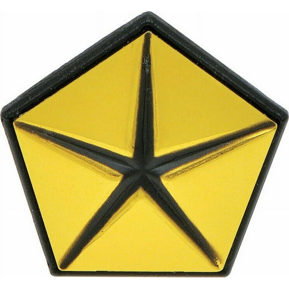 OER Gold Pentastar Right Hand Fender Emblem Challenger Cuda Charger Road Runner Satellite Dart Duster