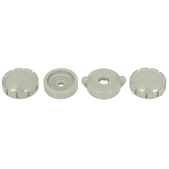OER Gray 4 Piece Radio Knob Set 1947-1953 Chevy and GMC Pickup Trucks