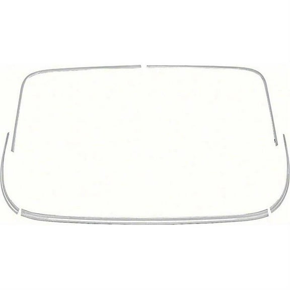 OER K123 1962-64 Impala Rear Back Glass Molding Set, 5 Piece