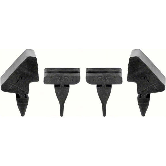 OER K131 1967-1968 Pontiac Firebird Trans Am Rubber Hood Bumper 4 Piece Set