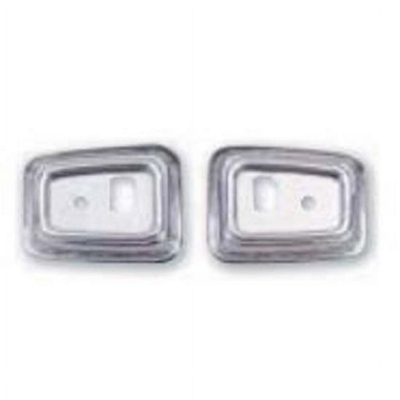 OER K207 68-69 Camaro Deluxe Door Grab Handle Bezels, Chrome, Pr