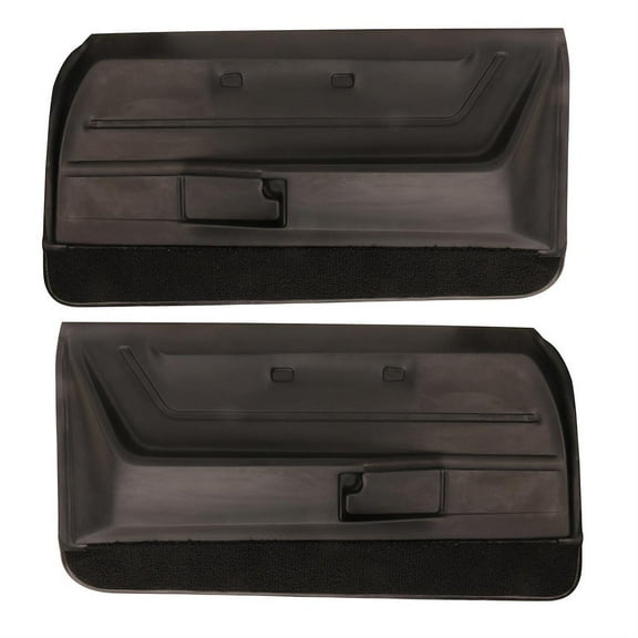 OER K62801 Deluxe Front Door Panels for 1968-69 Camaro, Black, Pair