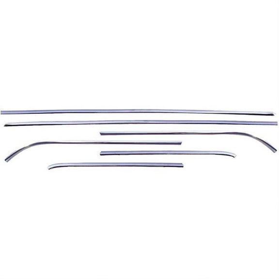 OER R1629 68-72 Nova Roof Drip Molding Set, 6 Piece Set