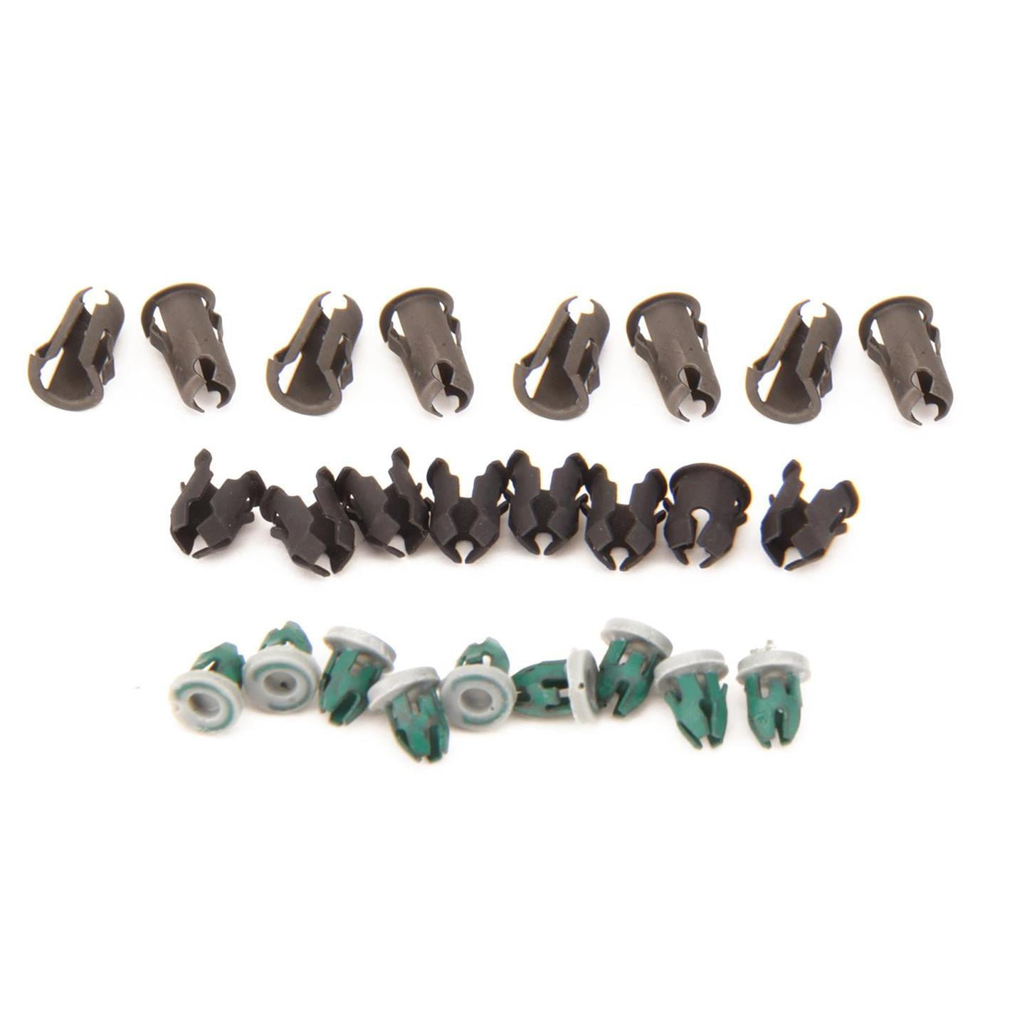 OER R802 Emblem Barrel Nut Kit, 1967 Camaro RS/SS