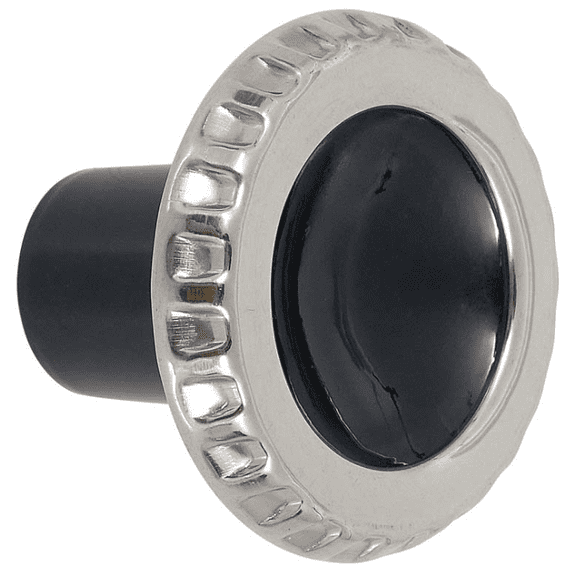 OER Radio Control Knob Black and Stainless Steel 1960-1963 Chevy and GMC Trucks