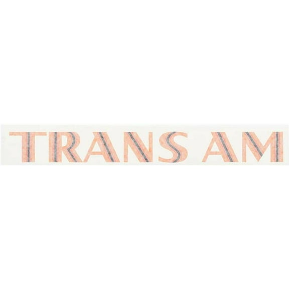 OER Rear Orange "Trans AM" Spoiler Decal 1973-1975 Pontiac Firebird/Trans AM