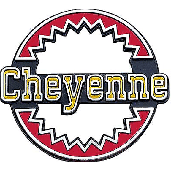 OER Rear Quarter Panel "Chyenne" Emblem 1973-1979 Chevy K5 Blazer