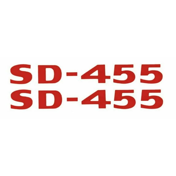 OER "SD-455" Red Hood Scoop Decal Set 1973-1974 Pontiac Firebird and Trans AM