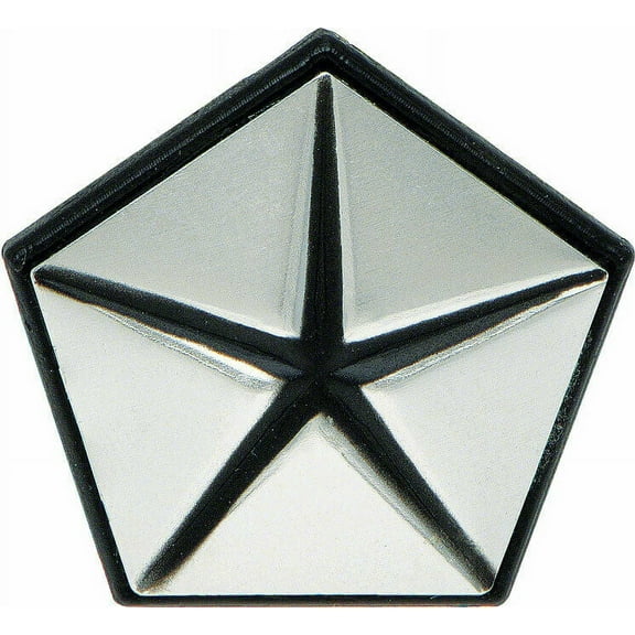 OER Silver Pentastar Right Hand Fender Emblem 1967-1972 Chrysler/Plymouth/Dodge
