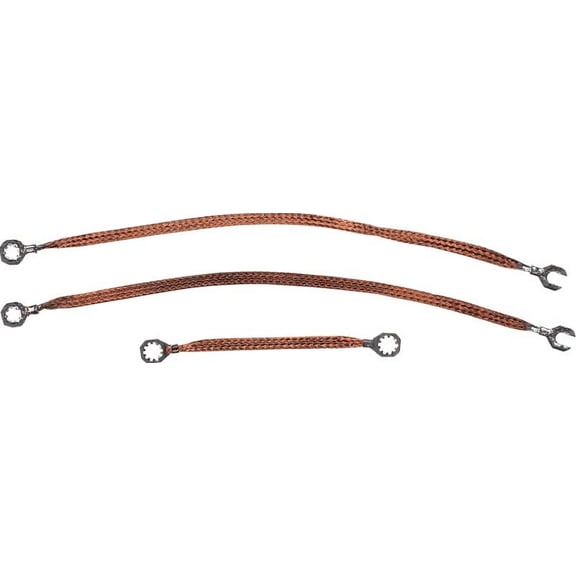 OER V8 Subframe Ground Strap Set 1967-1969 Firebird and 1967-1968 Camaro