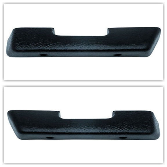 OER W72101-201 1972 Chevrolet/GMC Pickup Truck Armrest Pad Black Set/Pair