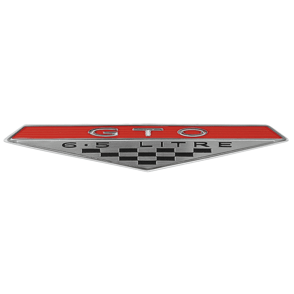 OER Zinc Diecast Fender/Rocker Panel Emblem For 1964-1968 Pontiac GTO Models