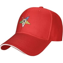 OES Eastern Star Baseball Cap Fashion Man's Women's Golf Hat Washable Adjustable Dad Hats