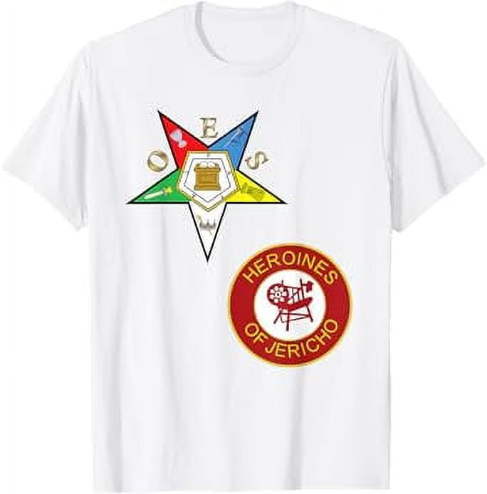 OES Heroines of Jericho Split Order Eastern Star PHA HOJ TShirt