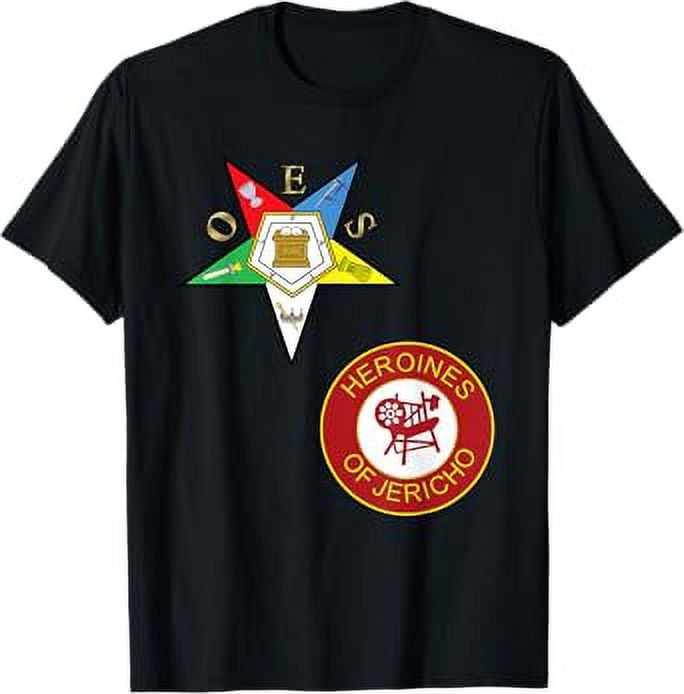 OES Heroines of Jericho Split Order Eastern Star PHA HOJ TShirt